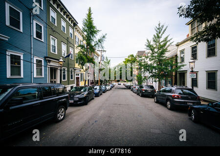 Lexington Street, im Bunker Hill, Boston, Charlestown, Massachusetts. Stockfoto