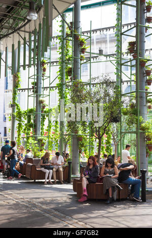 Neue Markthalle in Borough Market in London Bridge, London, UK Stockfoto