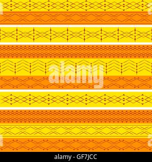 Ethnische Geometrie Musterdesign. Stock Vektor