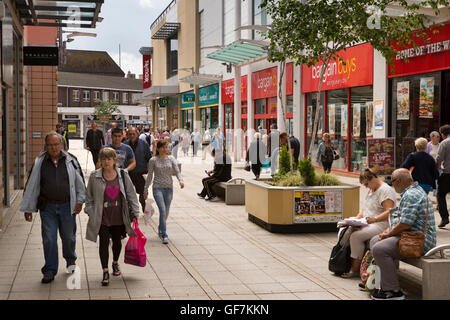 Großbritannien, England, Norfolk, King's Lynn, Broad Street, Vancouver shopping Center Stockfoto