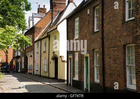 Großbritannien, England, Norfolk, King's Lynn, Pilot-Straße, auf dem Land rund um St.-Nikolaus Kapelle-Friedhof Stockfoto