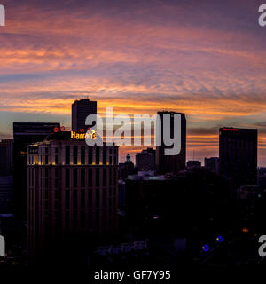 Sonnenuntergang Bild von New Orleans Stadtbild Stockfoto