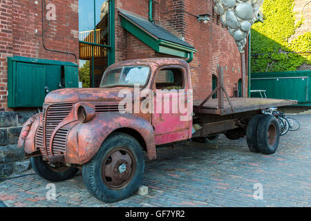 Toronto, Kanada - Juni 2016. Alten Dodge Truck an den Distillery District Stockfoto