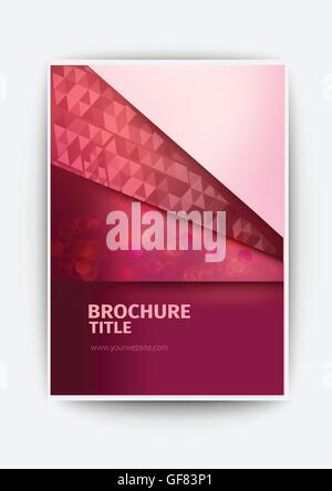 verschwommen moderne Vektor abstrakte Broschüre / Buch / Flyer Design Vorlage Business Broschüre Flyer design Layout-Vorlage im A4-Format, Stock Vektor