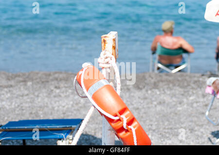 Lebensretter am Strand Stockfoto