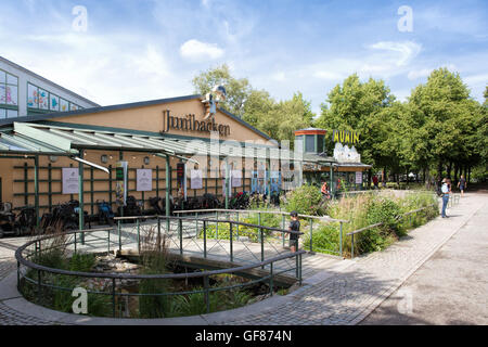 Stockholm, Schweden - 27. Juli 2016: Ansicht von Junibacken, Kindermuseum, Stockholm. Stockfoto