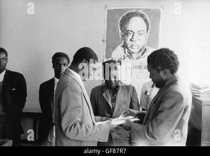 Tom Mboya, Veranstalter von der All-African Peoples' Conference von 1958 Stockfoto