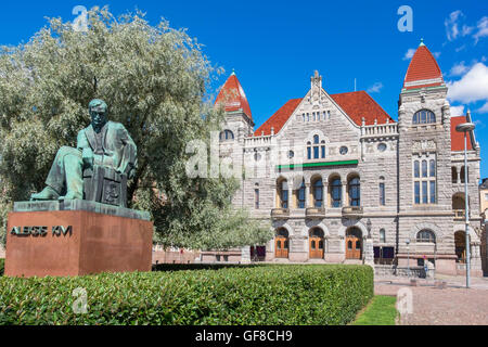 Finnische Nationaltheater. Helsinki, Finnland Stockfoto