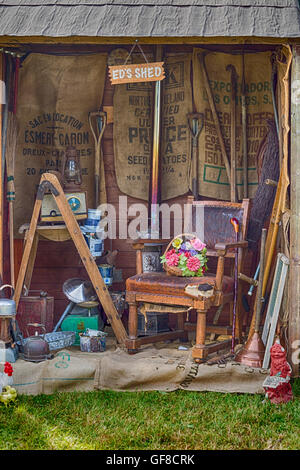 Ed Schuppen am New Forest & Hampshire County Show, Brockenhurst im Juli - Hdr-Effekt Stockfoto