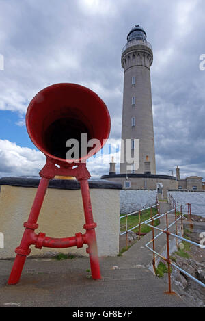 Ardnamurchan Leuchtturm & Nebelhorn, der westlichste Punkt von den britischen Inseln. SCO 10.981. Stockfoto