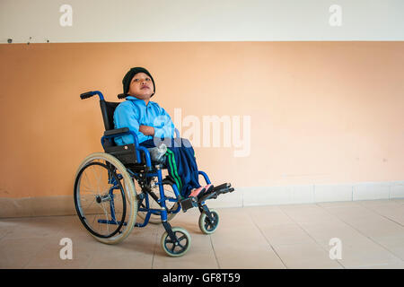 Nepal, Sangha, Wirbelsäulenverletzung Rehabilitationszentrum Stockfoto