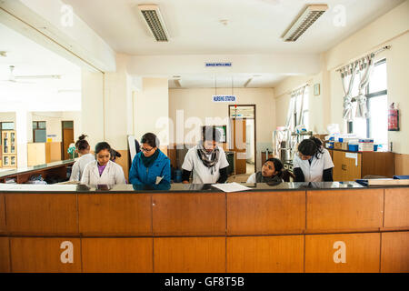 Nepal, Sangha, Wirbelsäulenverletzung Rehabilitationszentrum Stockfoto