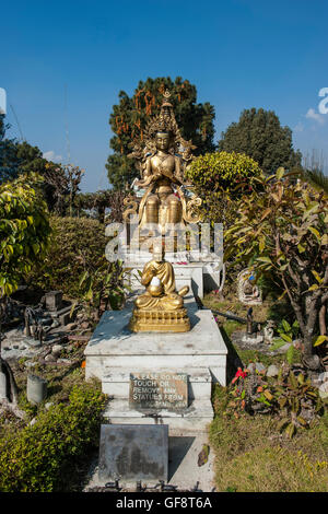 Nepal, Kathmandu, Kopan Kloster Stockfoto