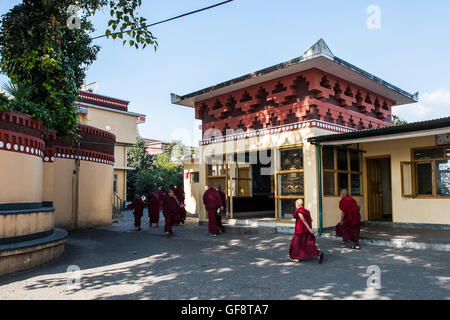 Nepal, Kathmandu, Kopan Kloster Stockfoto