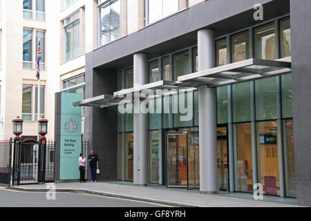 Rollen-Gebäude aus Fetter Lane, London, England, Großbritannien, Deutschland, UK, Europa Stockfoto