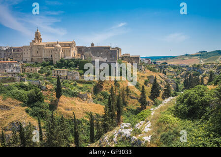 Panoramablick über Gravina in Puglia, Italien Stockfoto