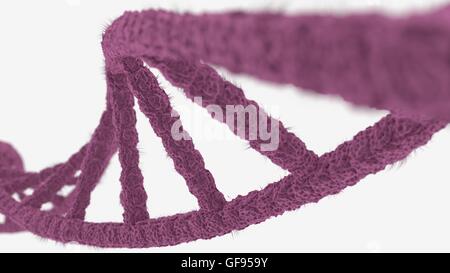 Medizinische Closeup DNA-3d Render Stockfoto