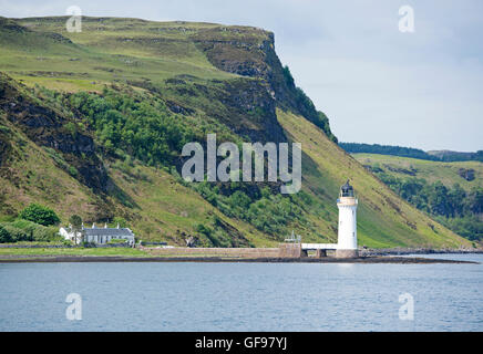 Rubha Nan Gall Leuchtturm befindet sich nördlich von Tobermory auf der Isle of Mull.  SCO 10.999. Stockfoto