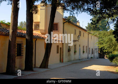 Eine ruhige Ecke der Giardino di Boboli (Boboli-Gärten), Palazzo Pitti, Florenz, Toskana, Italien Stockfoto