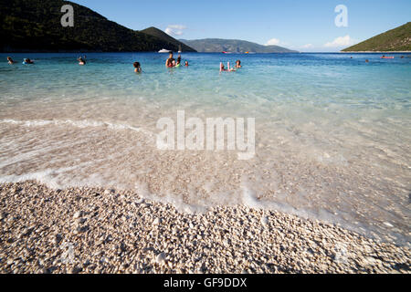 Antisamos Strand, Kefalonia, Ionische Inseln, Griechenland Stockfoto