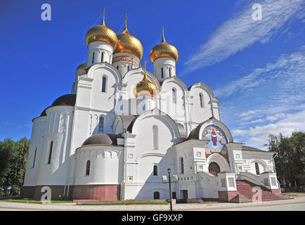 Orthodoxe Kirche in der Stadt Yaroslavl, Russland Stockfoto