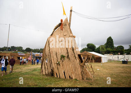 Hertfordshire, UK, 29. Juli 2016. Standon Calling Festival, Hertfordshire, UK. Bildnachweis: Sean Hood/Alamy Live-Nachrichten Stockfoto