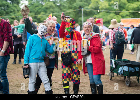 Lowther Deer Park, Lake District, Großbritannien. 30. Juli 2016. Kendal Aufruf Musik Festival, Cumbria, 30. Juli 2016. Atmosphäre. Bildnachweis: WittWooPhoto/Alamy Live-Nachrichten. Stockfoto