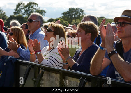 Carfest Nord, Bolesworth, Cheshire, UK. 30. Juli 2016. Die Veranstaltung ist die Idee von Chris Evans und Funktionen 3 Tage von Autos, Musik und Unterhaltung mit einem Gewinn an die Stiftung Kinder in Not gespendet. Andrew Paterson/Alamy Live-Nachrichten Stockfoto