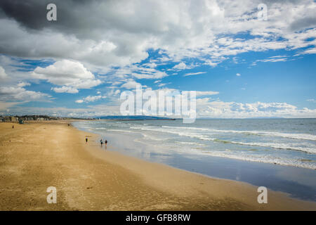 Blick auf den Strand in Venice Beach, Los Angeles, Kalifornien. Stockfoto