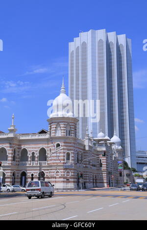 Nationalen Textilmuseum und Kompleks Dayabumi in Kuala Lumpur Malaysia. Stockfoto