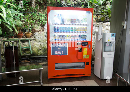 Automat für Verkauf Reisenden in Penang Hill am 26. April 2016 in Penang, Malaysia Stockfoto