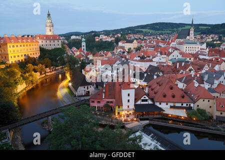 Cesky Krumlov, Böhmen, Tschechien Stockfoto