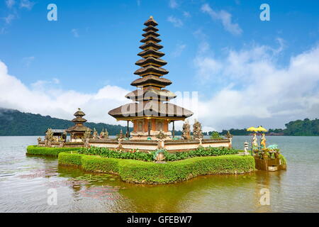 Pura Ulun Danu Tempel am Bratan See, Bali, Indonesien Stockfoto