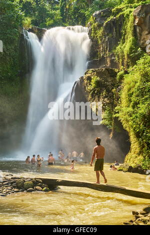 Tegalalang Wasserfall in der Nähe von Ubud, Bali, Indonesien Stockfoto