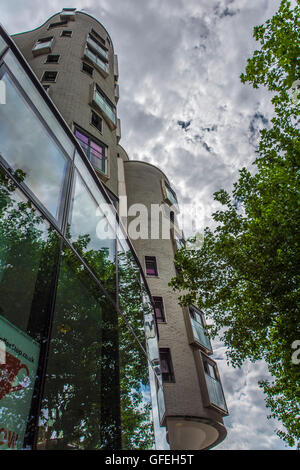 Mary Seacole House, Clapham High Street, ein Wahrzeichen £80m mischt verwenden Regeneration Schema für Bibliothek und Gesundheitszentrum. Stockfoto