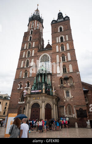 Krakau, Polen. 31. Juli 2016. Pilger aus Krakau nach Weltjugendtag endet Krakau 2016. Bildnachweis: Rok Rakun/Pacific Press/Alamy Live-Nachrichten Stockfoto