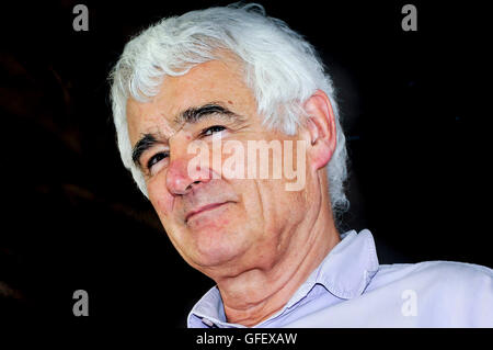 Belfast, Nordirland. 7 Aug 2014 - investigativer Journalist John Ware, Belfast Stockfoto