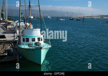 Angelboot/Fischerboot auf Morro Bay, Morro Bay, Kalifornien Stockfoto