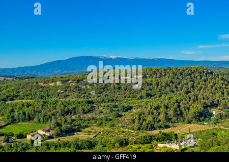 Der Mont Ventoux, Luberon, Frankreich Stockfoto