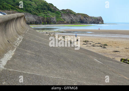 Whitbys Beach in North Yorkshire England UK Stockfoto