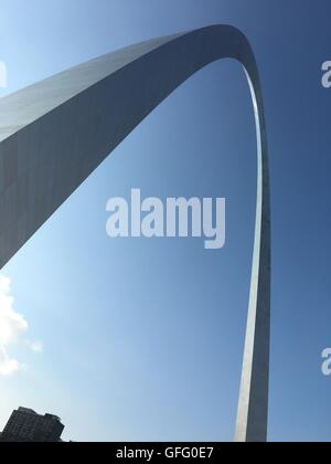 Tor zu den West St. Louis Arch Stockfoto