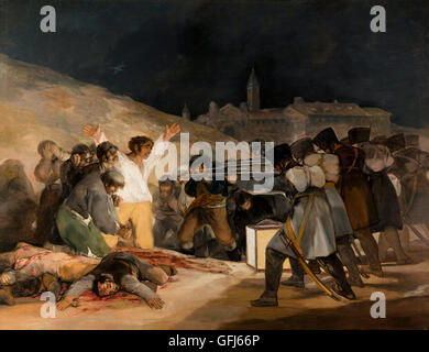 Die dritte kann Francisco Goya Stockfoto