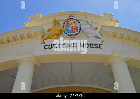 Mackay Customs House ist eine denkmalgeschützte Zollhaus am 31 River Street, Mackay, Mackay Region, Queensland, Australien Stockfoto