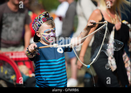 Cumbria, UK. 31. Juli 2016. Kendal Aufruf Musik Festival, Cumbria, 31. Juli 2016, Atmosphäre. Bildnachweis: PAUL WITTERICK/Alamy Live-Nachrichten Stockfoto