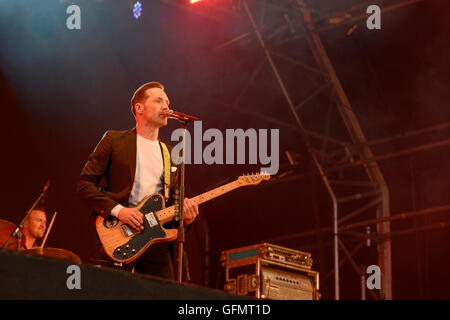 Carfest Nord, Bolesworth, Cheshire, UK. 31. Juli 2016. Die Veranstaltung ist die Idee von Chris Evans und Funktionen 3 Tage von Autos, Musik und Unterhaltung mit einem Gewinn an die Stiftung Kinder in Not gespendet. Andrew Paterson/Alamy Live-Nachrichten Stockfoto