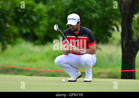 Chonburi, Thailand. 31. Juli 2016. John Parry von England Spieler in Kings Cup 2016 um Phoenix Gold Golf & Country Club Pattaya am 31. Juli 2016 in Chonburi, Thailand. Bildnachweis: Chatchai Somwat/Alamy Live-Nachrichten Stockfoto