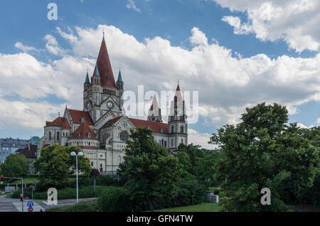 St. Francis of Assisi Church, Wien, Österreich Stockfoto