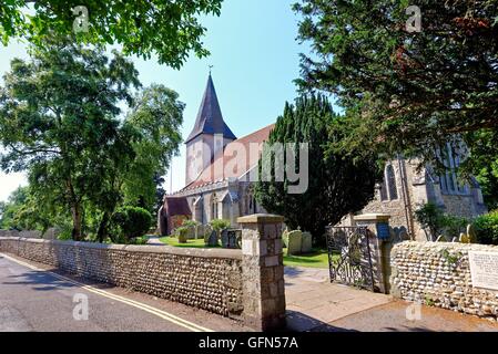 Kirche der Heiligen Dreifaltigkeit Bosham West Sussex UK Stockfoto