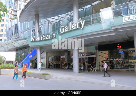 Die Mandarin Gallery Einkaufszentrum Orchard Road in Singapur. Stockfoto