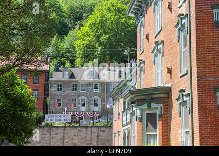 Historische Architektur in Jim Thorpe, Pennsylvania Stockfoto